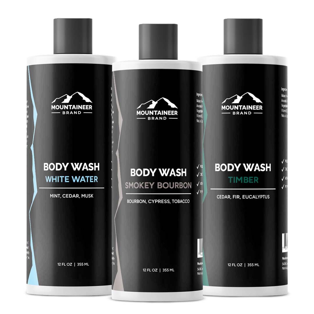 Natural Body Wash (3 Pack) Best Selling Scents