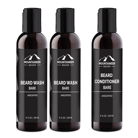 2 Beard Washes and 1 Conditioner - 9 Scents Available