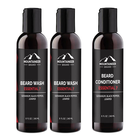 2 Beard Washes and 1 Conditioner - 9 Scents Available