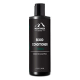 An organic bottle of Timber Beard Conditioner by Mountaineer Brand Products on a white background, catering to men's care needs without any harmful chemicals.