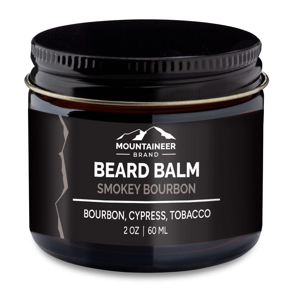 Mountaineer Brand Products Smoky Bourbon Beard Balm is infused with all natural, organic ingredients. It contains no chemicals for a healthier and more nourishing beard care experience.