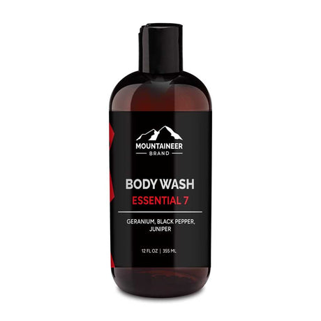 Energize your senses with Essential 7 Body Wash, an all-natural and organic body wash from Mountaineer Brand Products that revitalizes and invigorates.