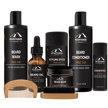 Mountaineer Brand Products' Ultimate Beard Kit for beard care and grooming routine.