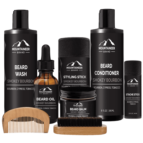 The Ultimate Beard Kit by Mountaineer Brand Products for beard care.