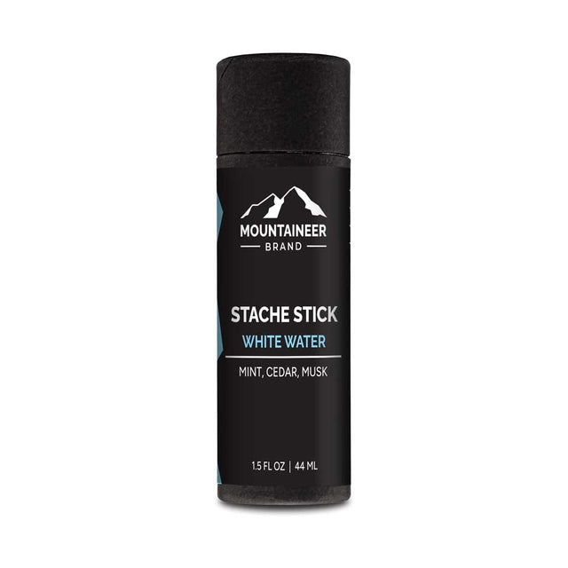 Experience the thrill of mountaineering while harnessing the power of all-natural, chemical-free men's care products. With our Mountaineer Brand Products and White Water Stache Stick, you can confidently conquer.