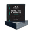 Mountaineer Brand Products' Beard Hair and Body Bar - 9 Scents available is an all-natural beard and body bar made with organic ingredients, free from chemicals.