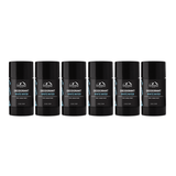 Six Mountaineer Brand Products all-natural black deodorant sticks on a white background.