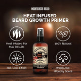 Mountaineer Brand Products' Heat Infused Beard Growth Primer, infused with heat for optimal results.