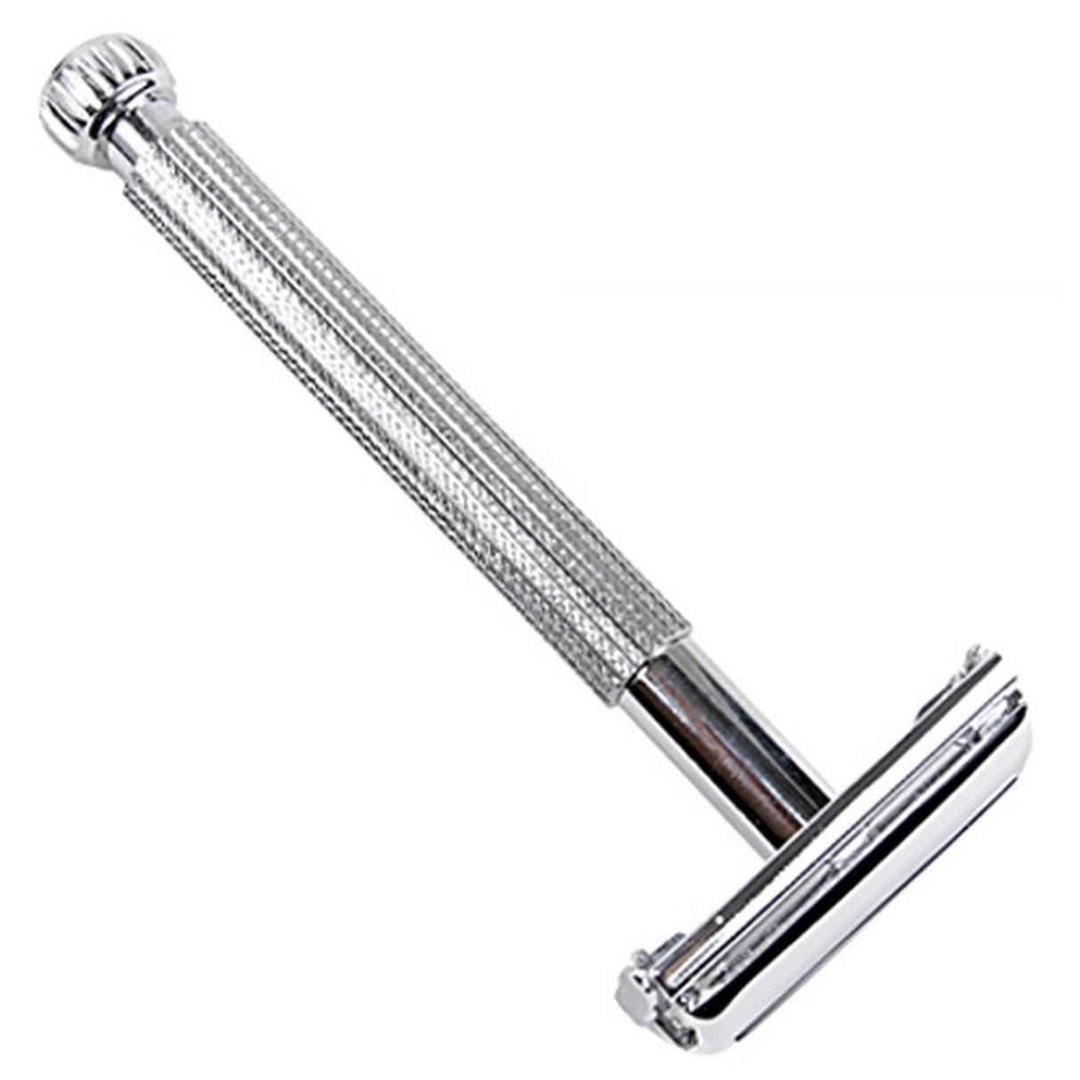 An all-natural Mountaineer Brand Products stainless steel Parker Safety Razor 29L on a white background.
